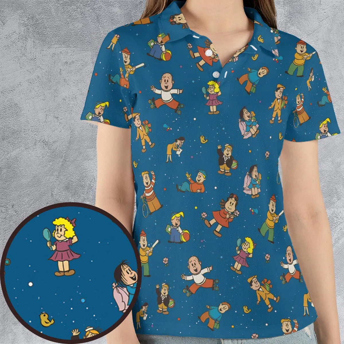 AOP Men/Women Polo Shirt - 7UG8VF2Z