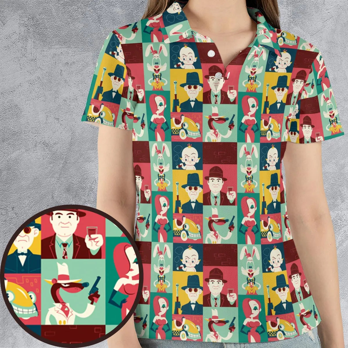 AOP Men/Women Polo Shirt - 44SQM5HB