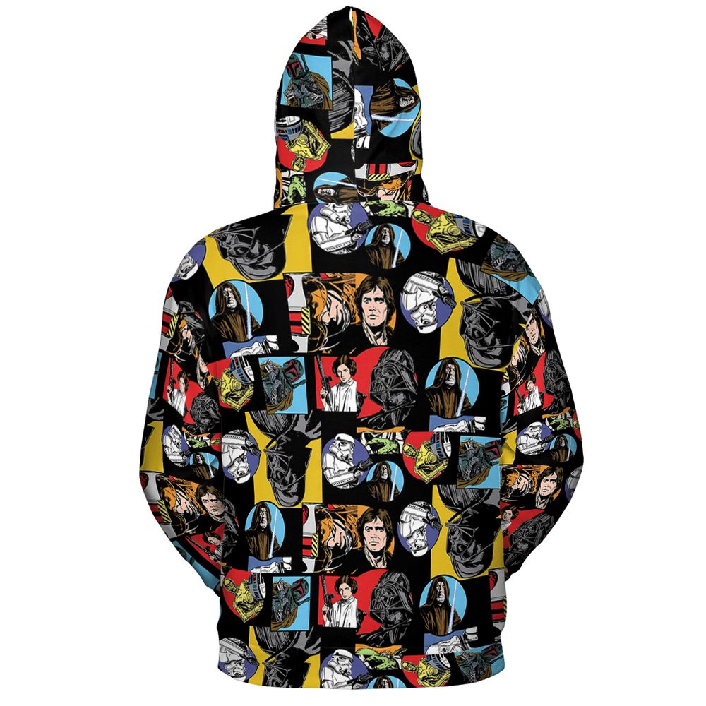All-over Print Hoodie - 91HGEP7E -  - 4