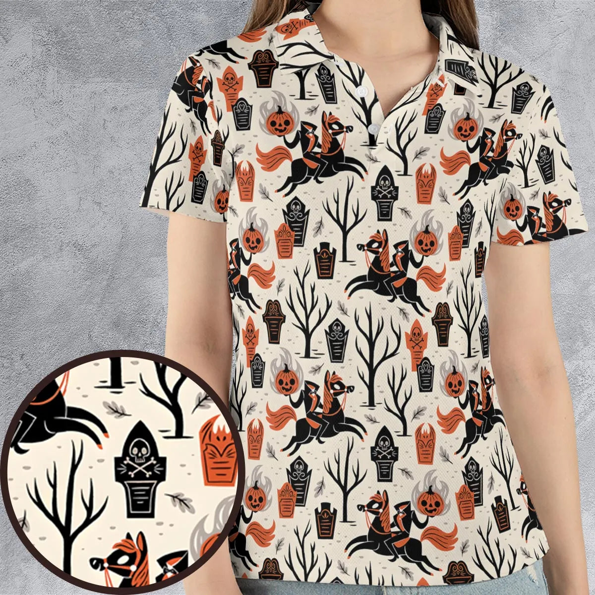 AOP Men/Women Polo Shirt - EYATL3VK