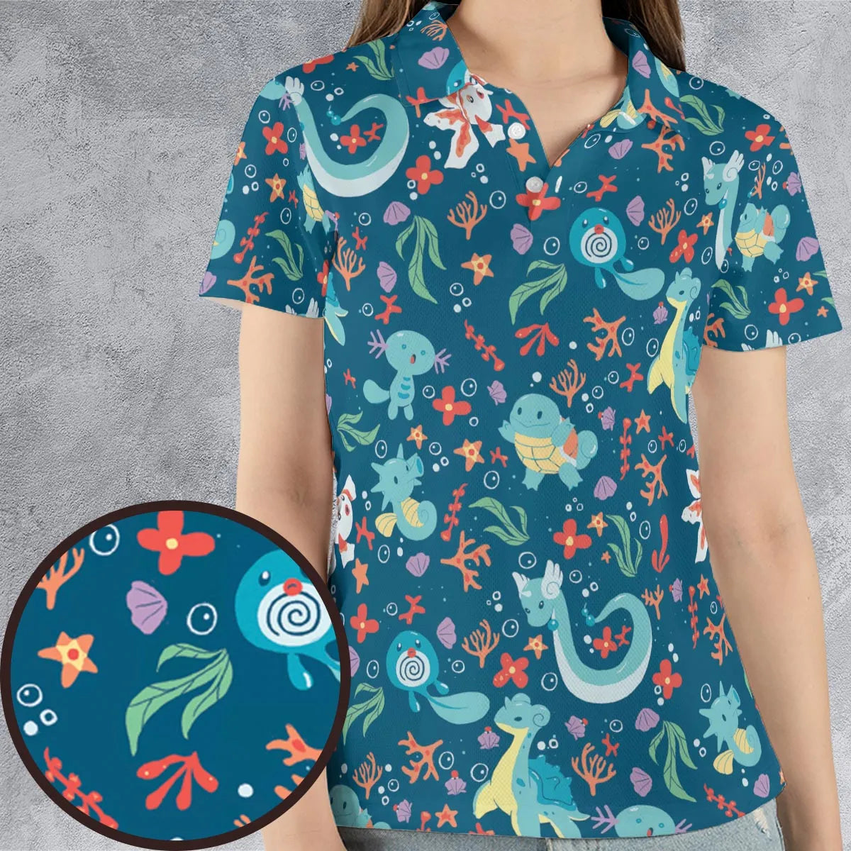 AOP Men/Women Polo Shirt - J6ZRZWYM