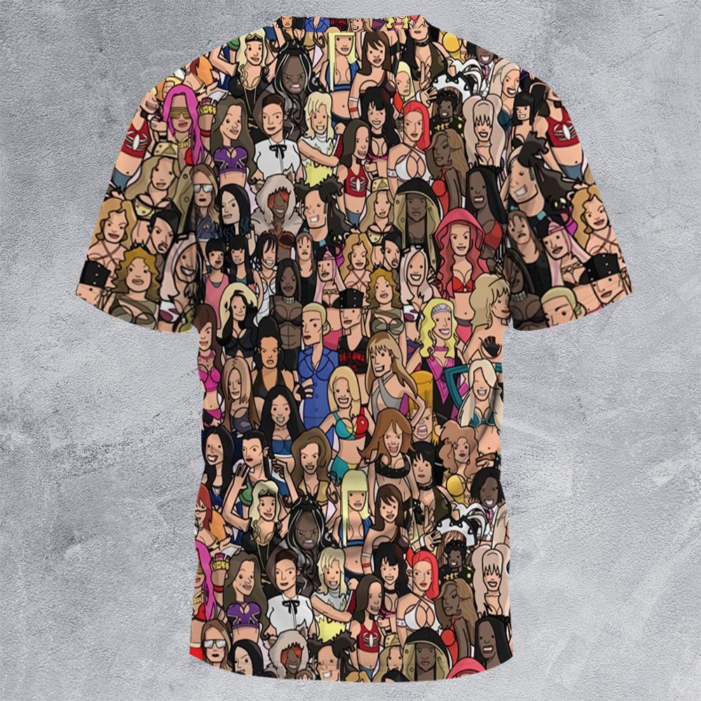 All-Over Print Unisex T-Shirt - PNZ9L8LB -  - 4