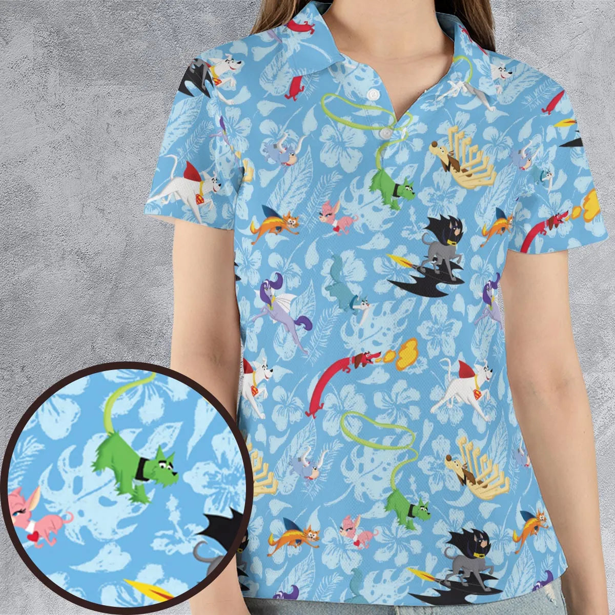 AOP Men/Women Polo Shirt - J4LMPQK1