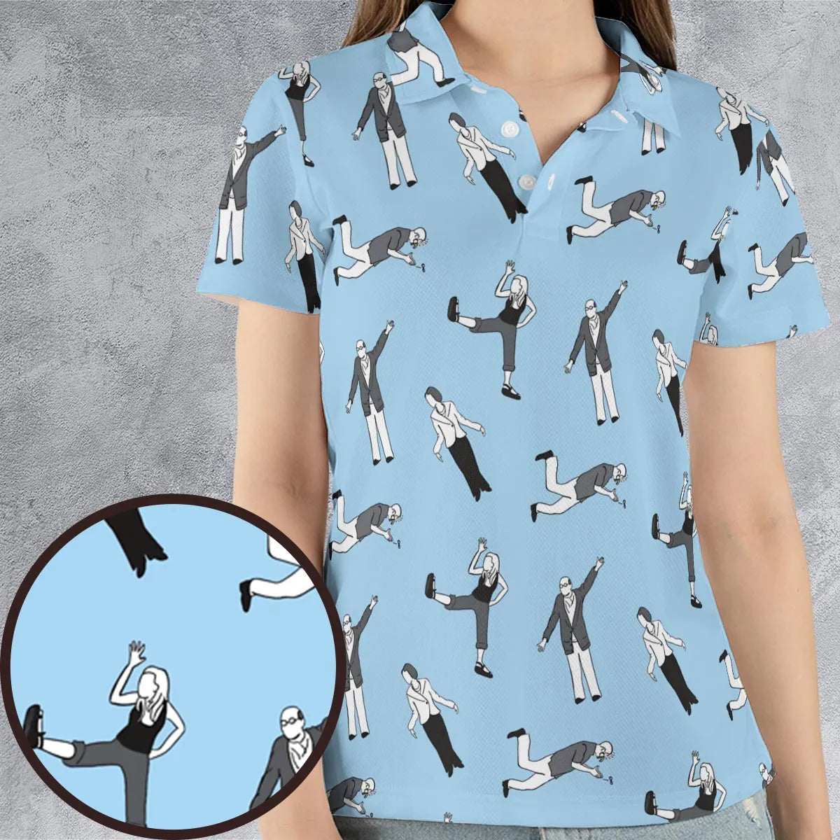 AOP Men/Women Polo Shirt - 1GRUN74P