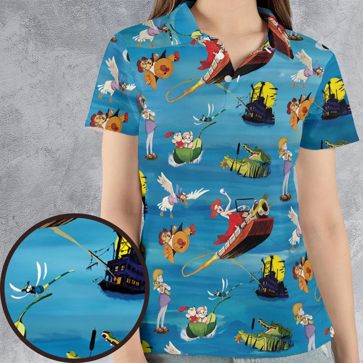 AOP Men/Women Polo Shirt - WYHJJSD2