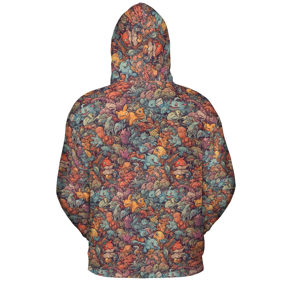 All-over Print Hoodie - P17LFS4Z -  - 4