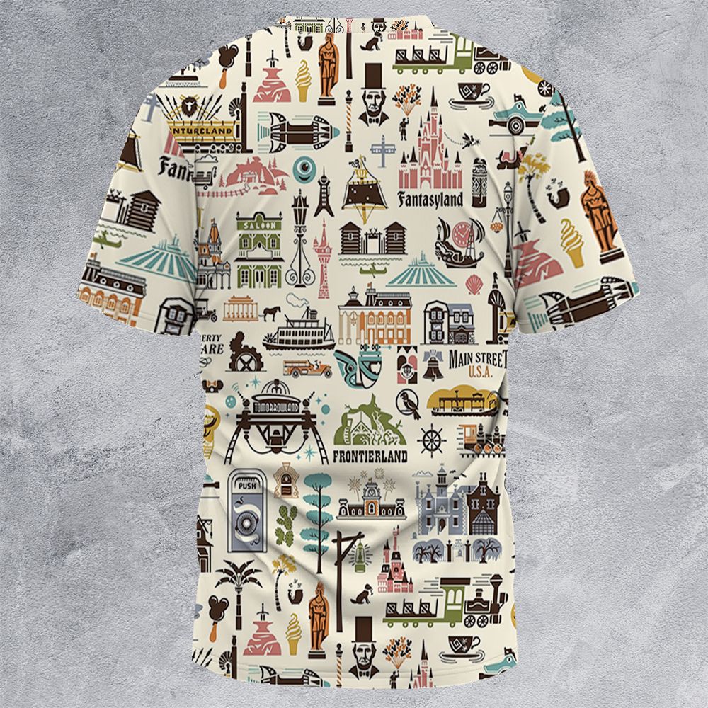 All-Over Print Unisex T-Shirt - HGA43PHG -  - 4