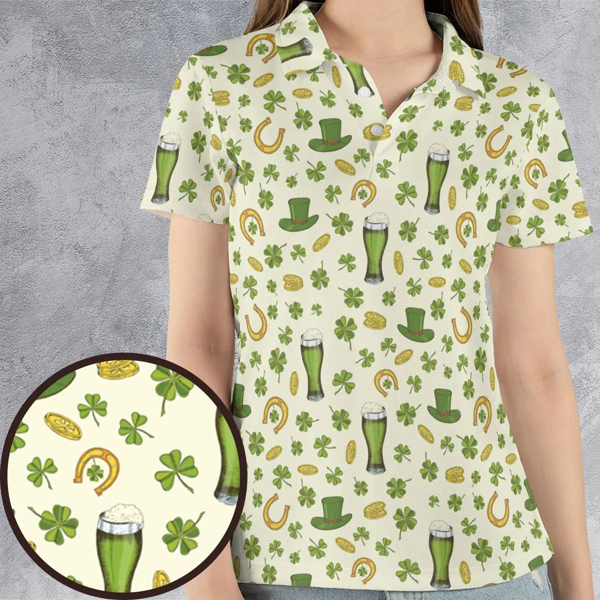 AOP Men/Women Polo Shirt - 9VB1ZANT