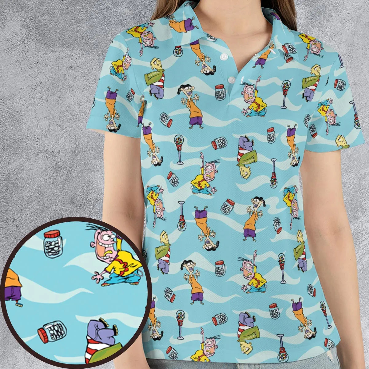 AOP Men/Women Polo Shirt - UNJ2GXG8