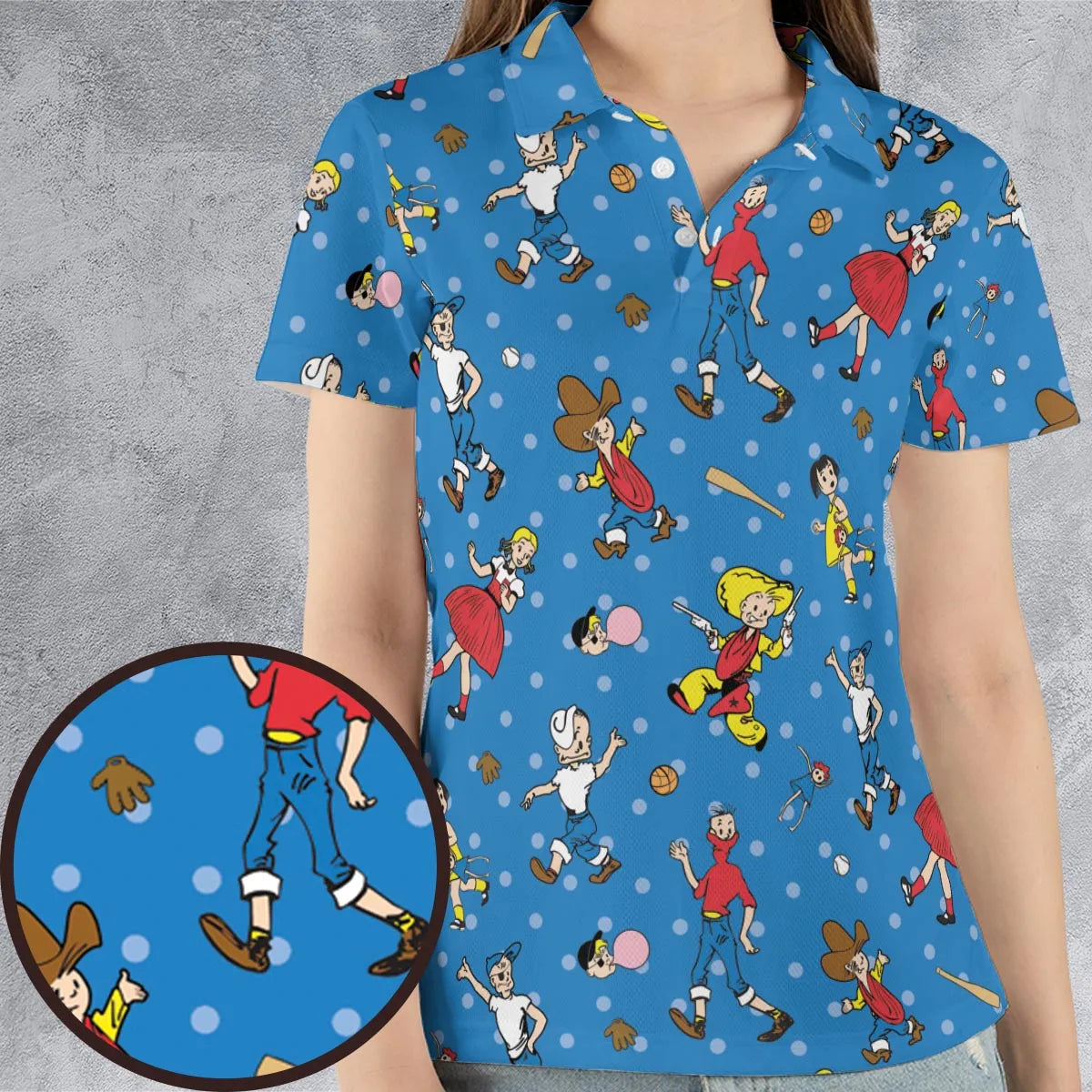 AOP Men/Women Polo Shirt - JQVZA47Q