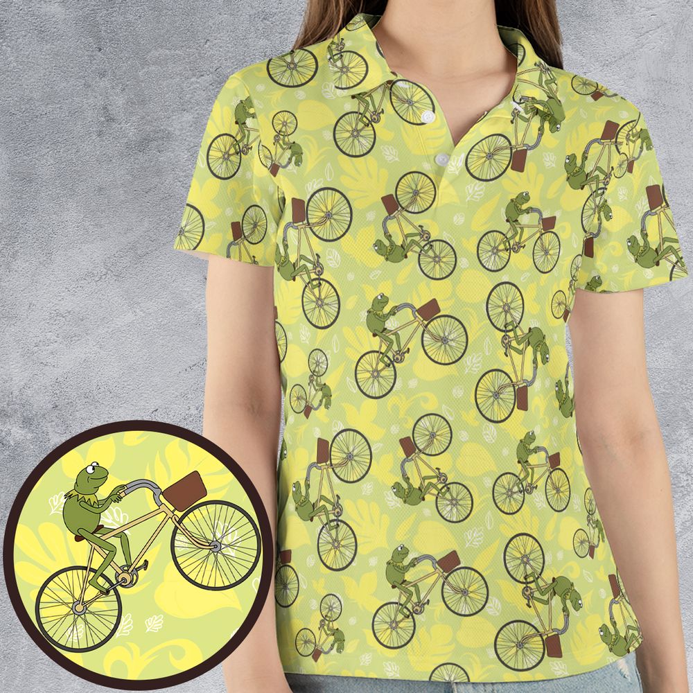 Kermit riding a bike -  - 4