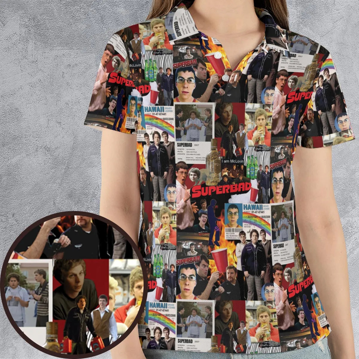 AOP Men/Women Polo Shirt - F4B3PA2D