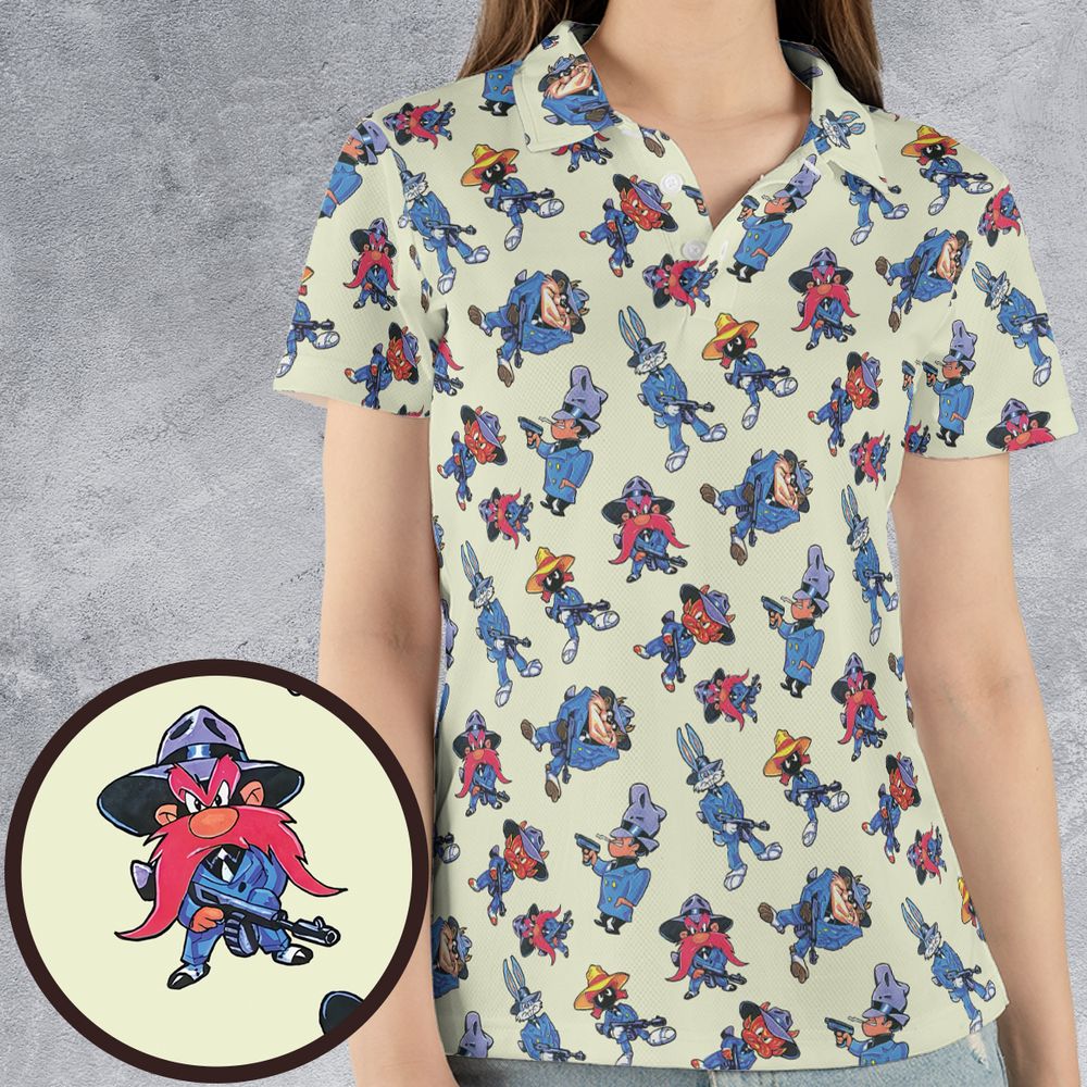 AOP Men/Women Polo Shirt - 6D8WBYLV -  - 4