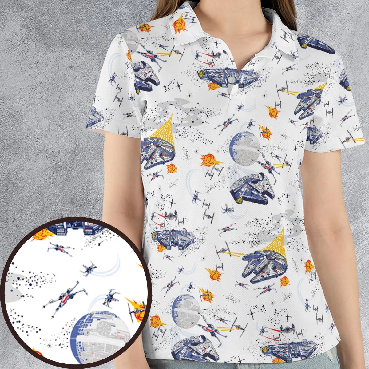 AOP Men/Women Polo Shirt - 3SG5P8AC