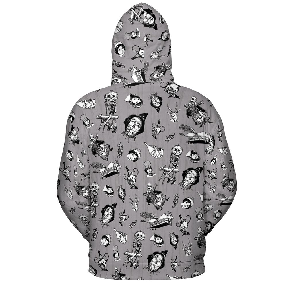 All-over Print Hoodie - YMRSW23M -  - 4