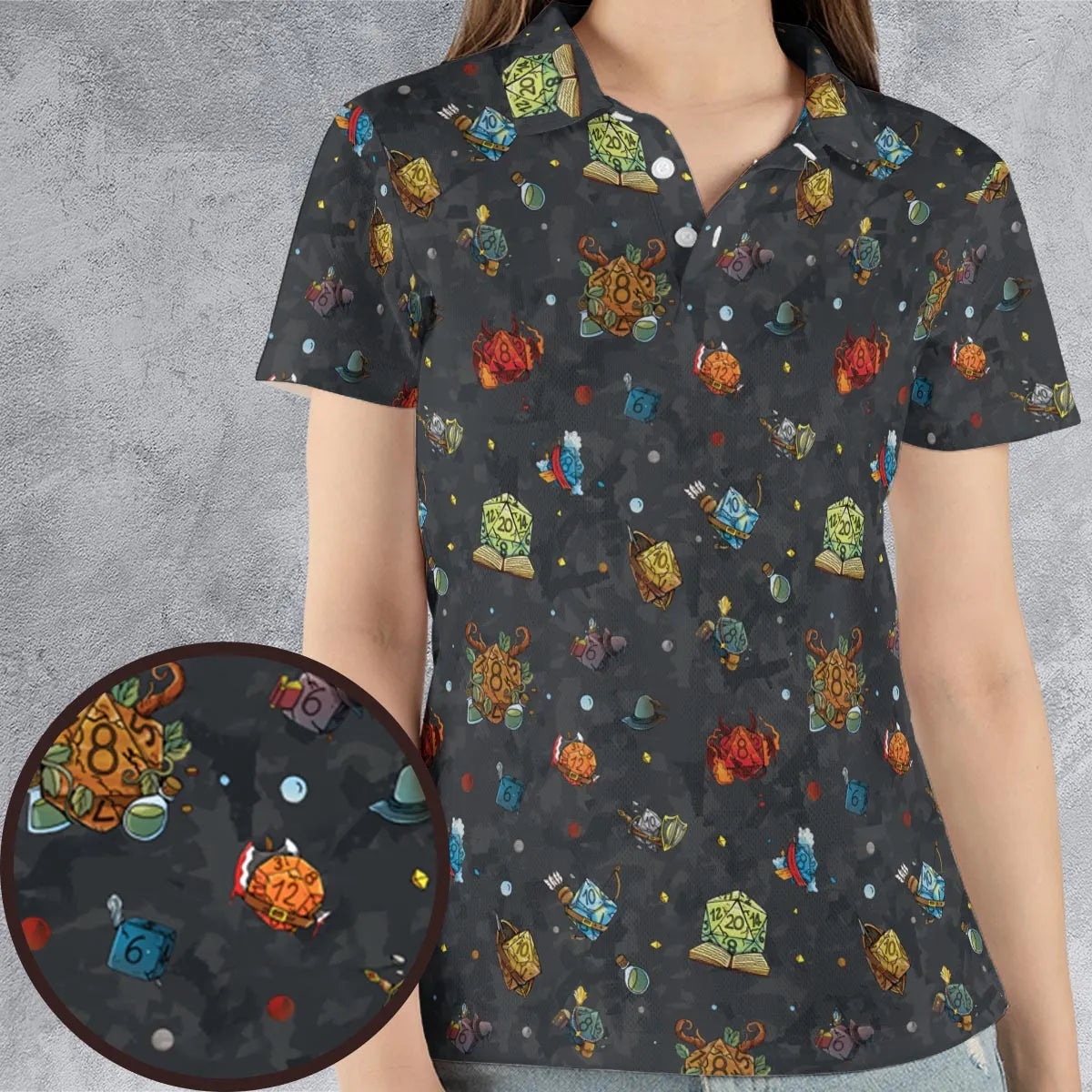 AOP Men/Women Polo Shirt - ERQPXR1C