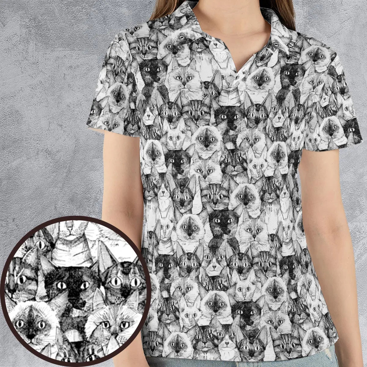 Just Cats AOP Men/Women Polo Shirt