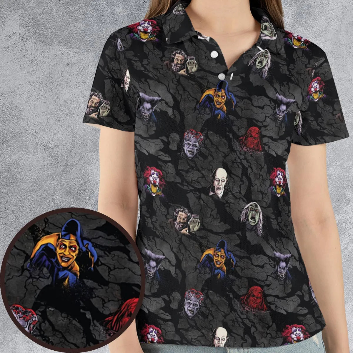 AOP Men/Women Polo Shirt - D1AYJUSG