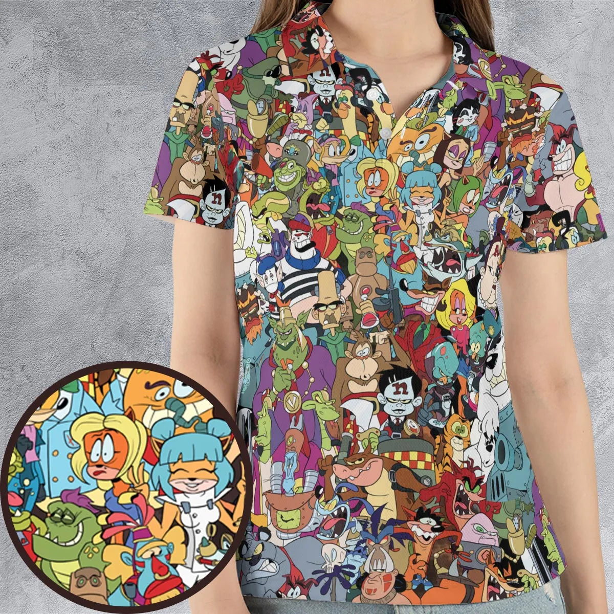 AOP Men/Women Polo Shirt - CF4HENSJ