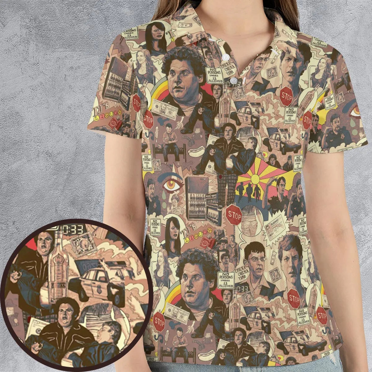 AOP Men/Women Polo Shirt - LR2Z3CVP