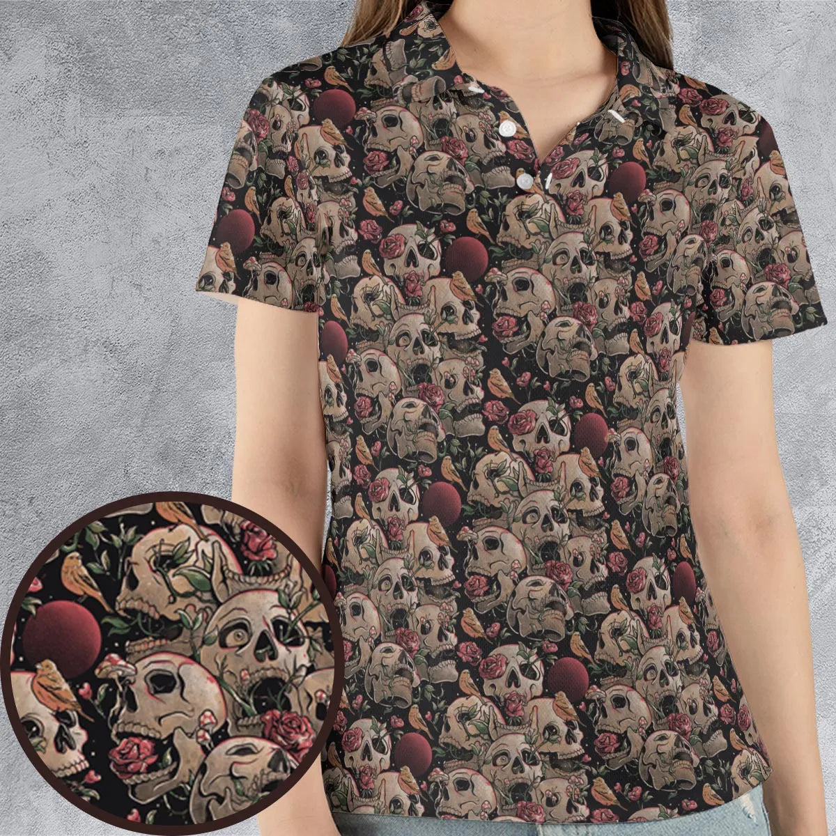 AOP Men/Women Polo Shirt - 8NB2XBGZ