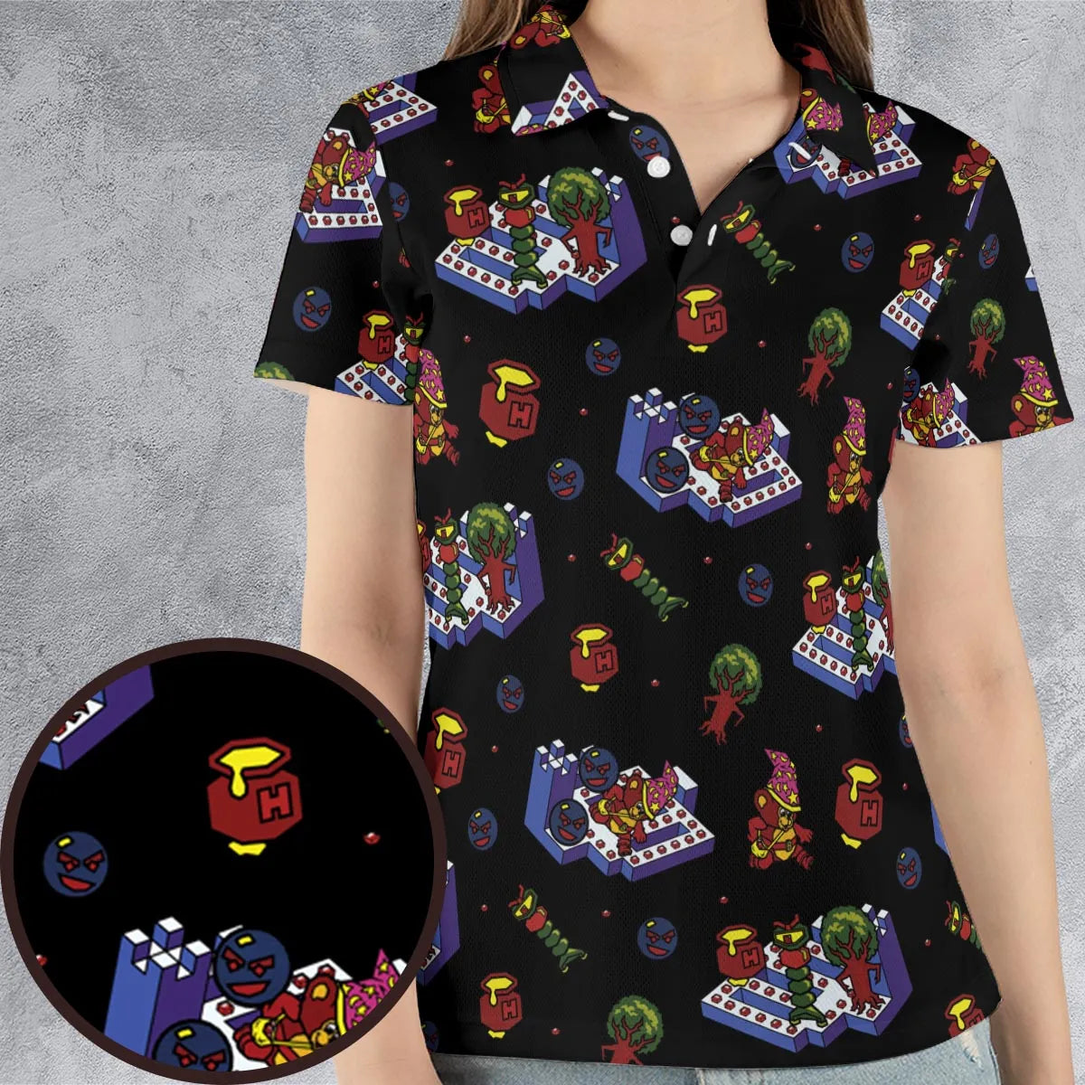 AOP Men/Women Polo Shirt - 8XNFFZS2
