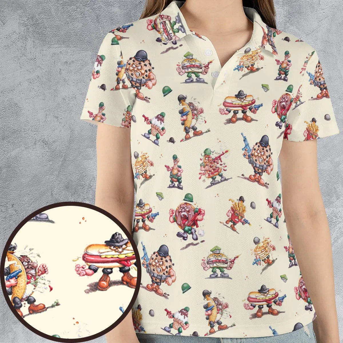 AOP Men/Women Polo Shirt - F6S8VZE7