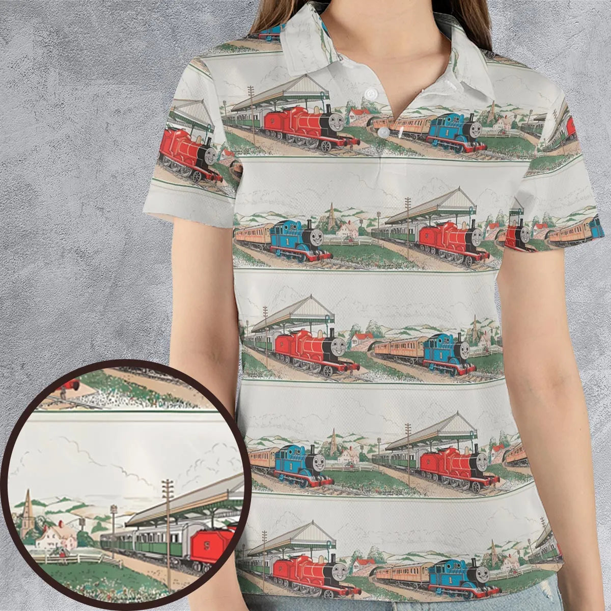 AOP Men/Women Polo Shirt - YZB2JAR3