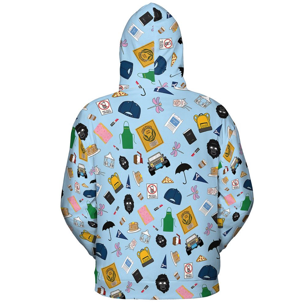 All-over Print Hoodie - 8TZJ3UBQ -  - 4