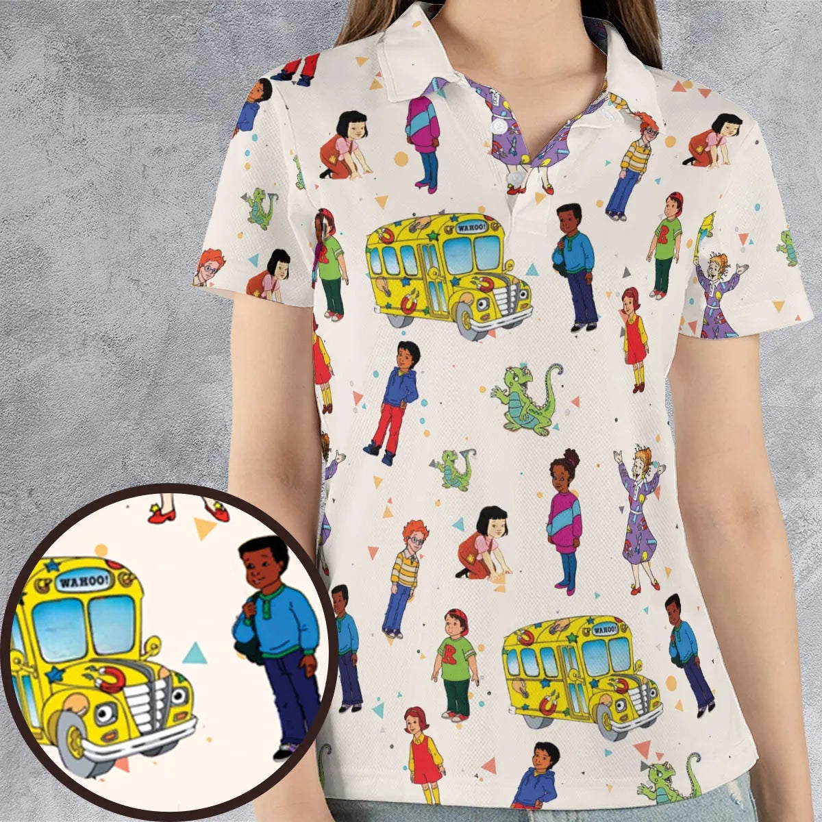 AOP Men/Women Polo Shirt - 7X61JEWG