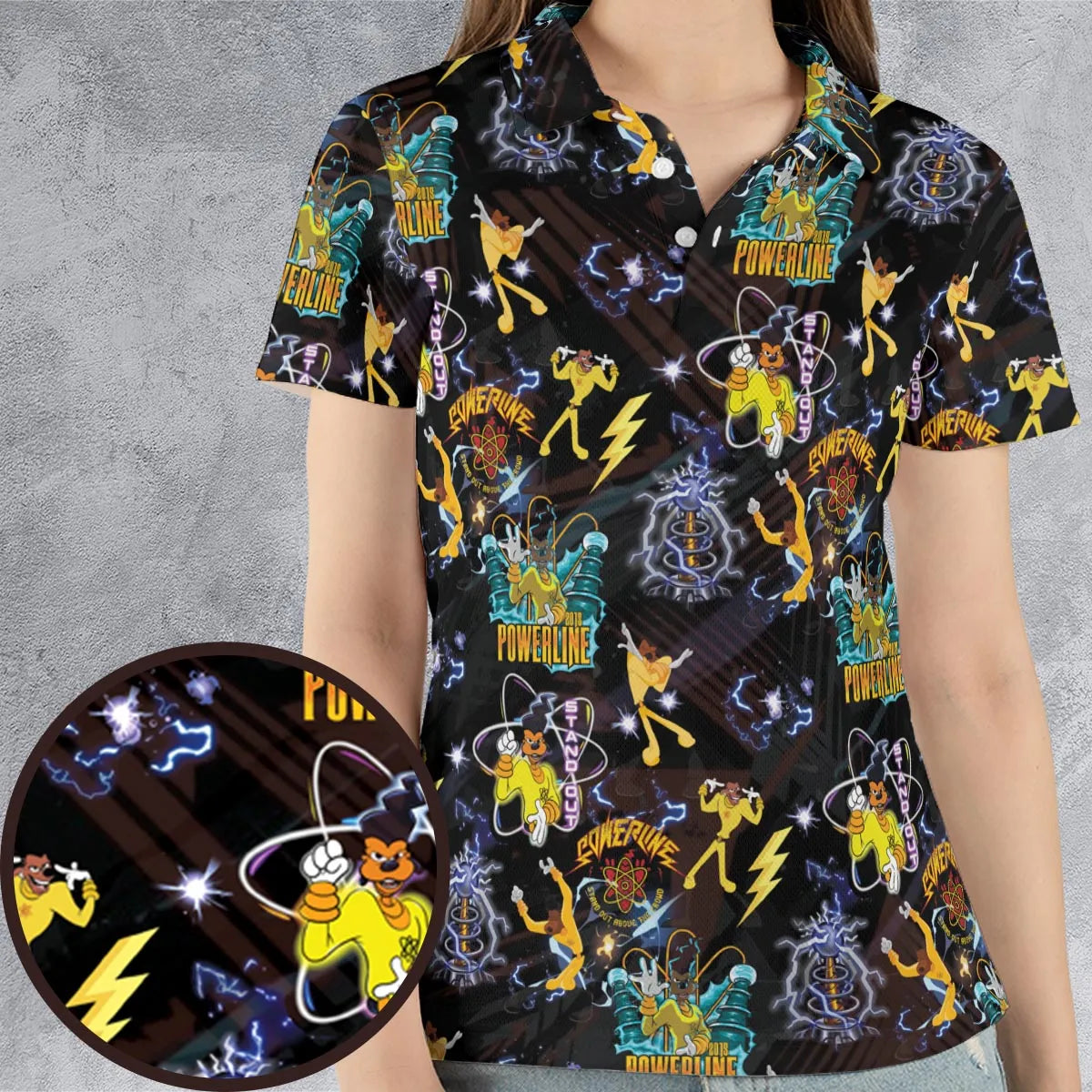 AOP Men/Women Polo Shirt - YMZBBJ5C