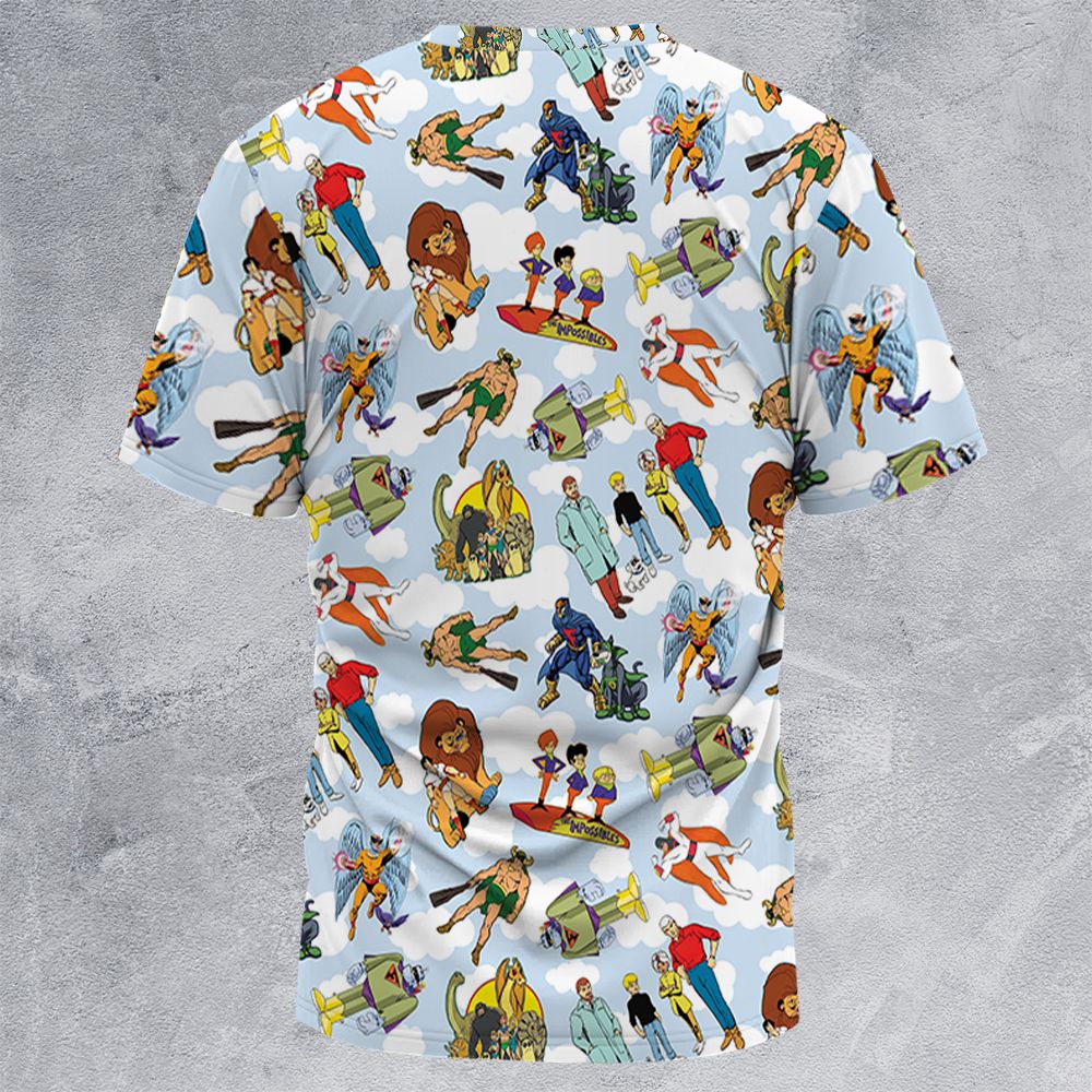 All-Over Print Unisex T-Shirt - 76AU5ARX -  - 4