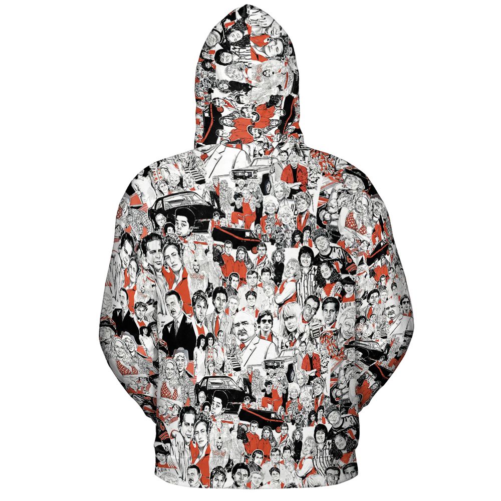 All-over Print Hoodie - 64RHRLQ4 -  - 4