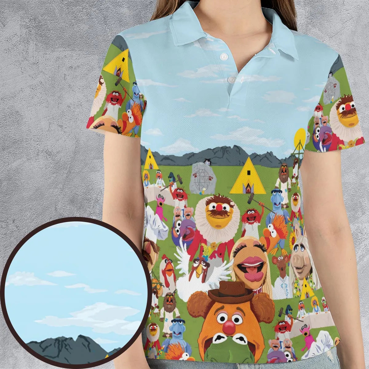 AOP Men/Women Polo Shirt - 6U1U9CH4