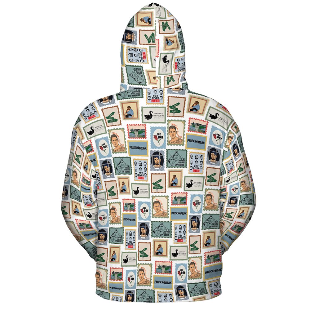 All-over Print Hoodie - 5GSD8PET -  - 4