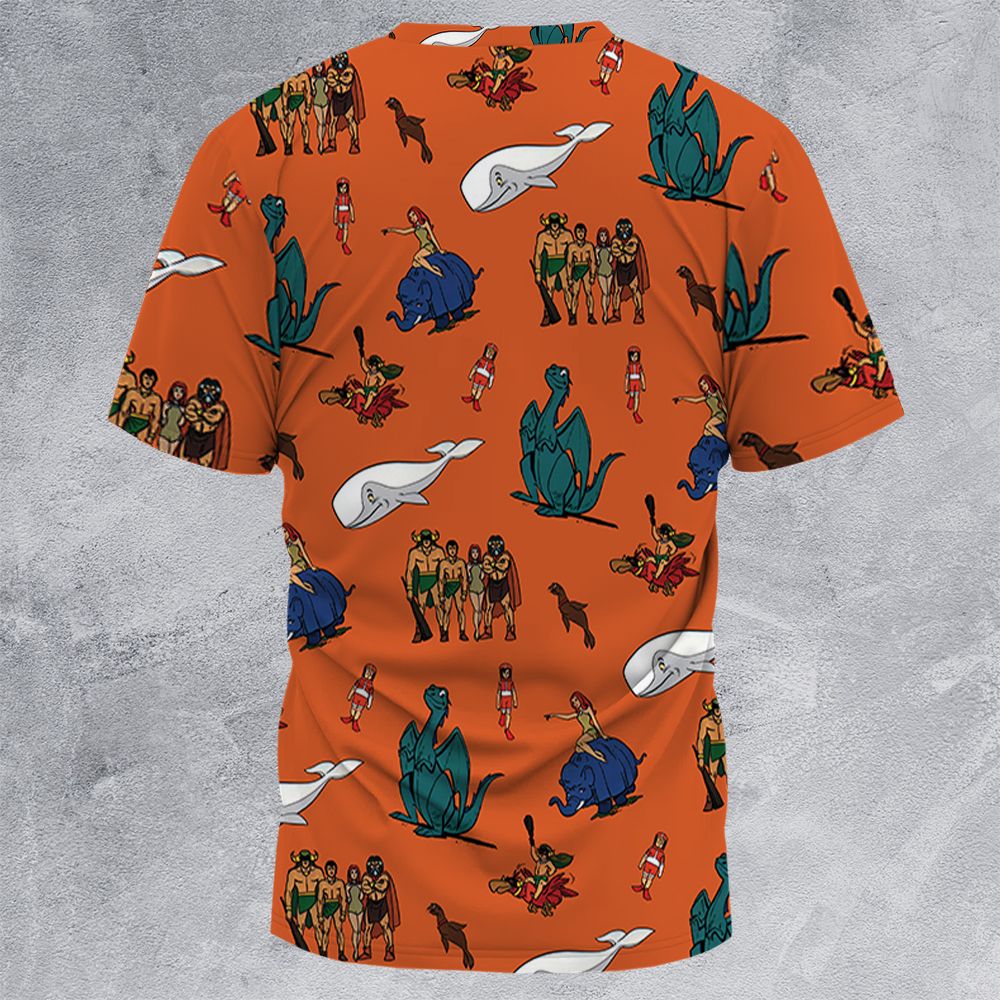 All-Over Print Unisex T-Shirt - Q4T24RC4 -  - 4