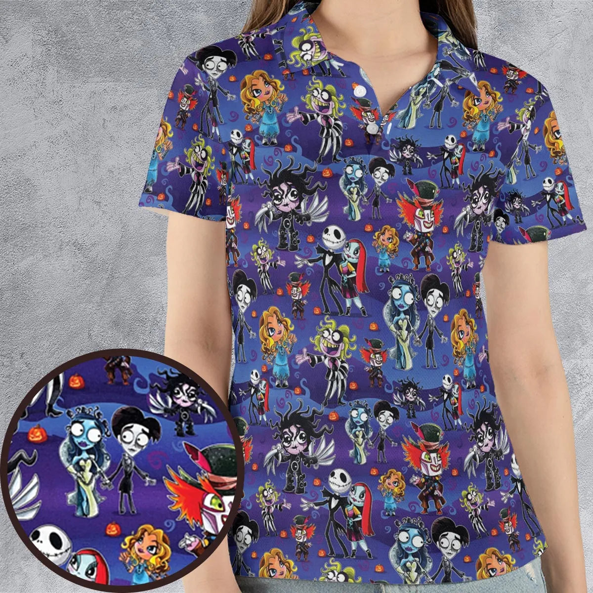 AOP Men/Women Polo Shirt - 52J5FEFE