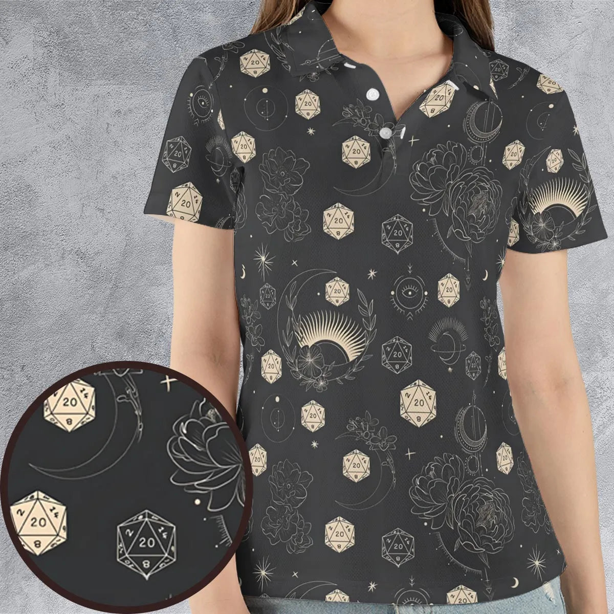 AOP Men/Women Polo Shirt - W416SY4B