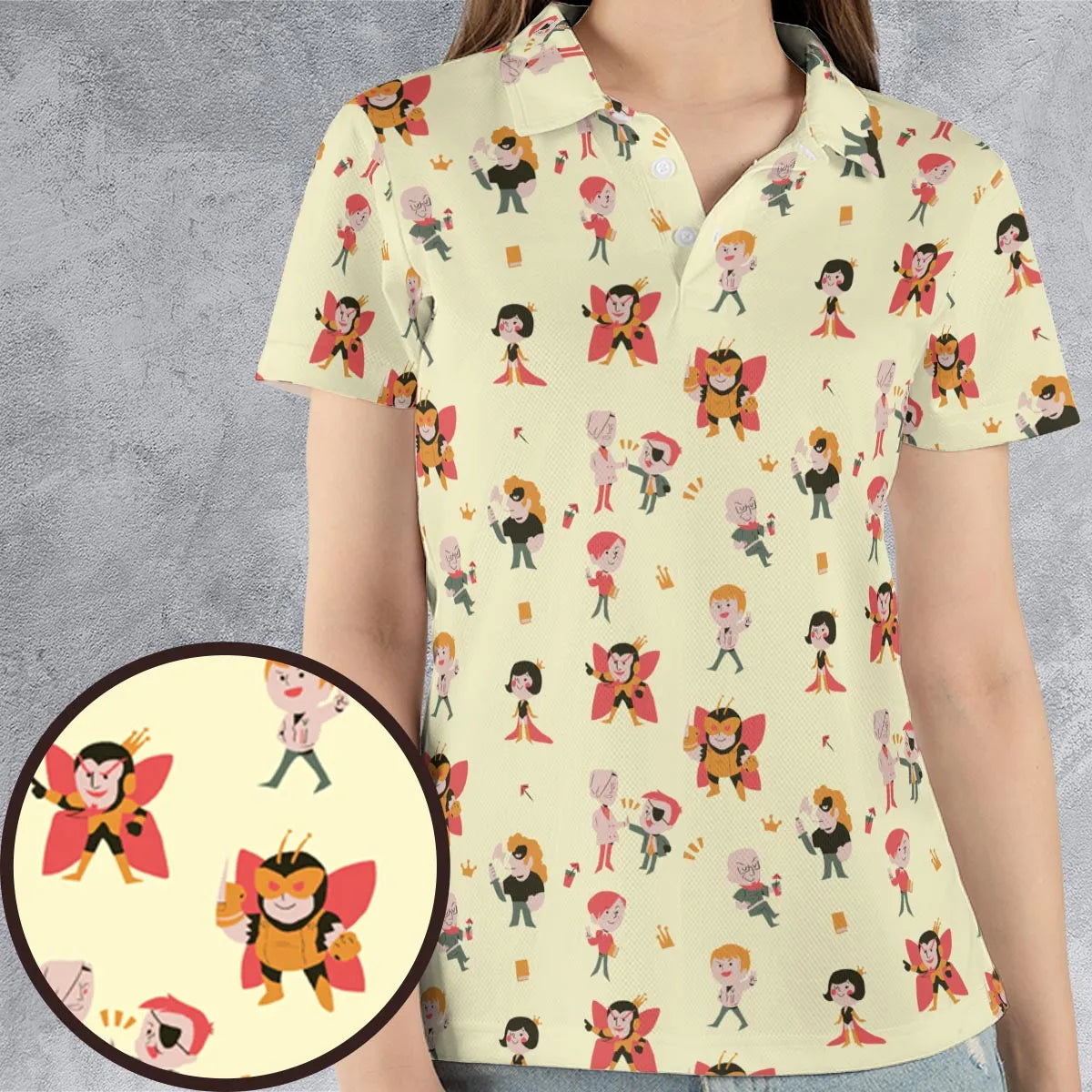 AOP Men/Women Polo Shirt - VDTA32LL