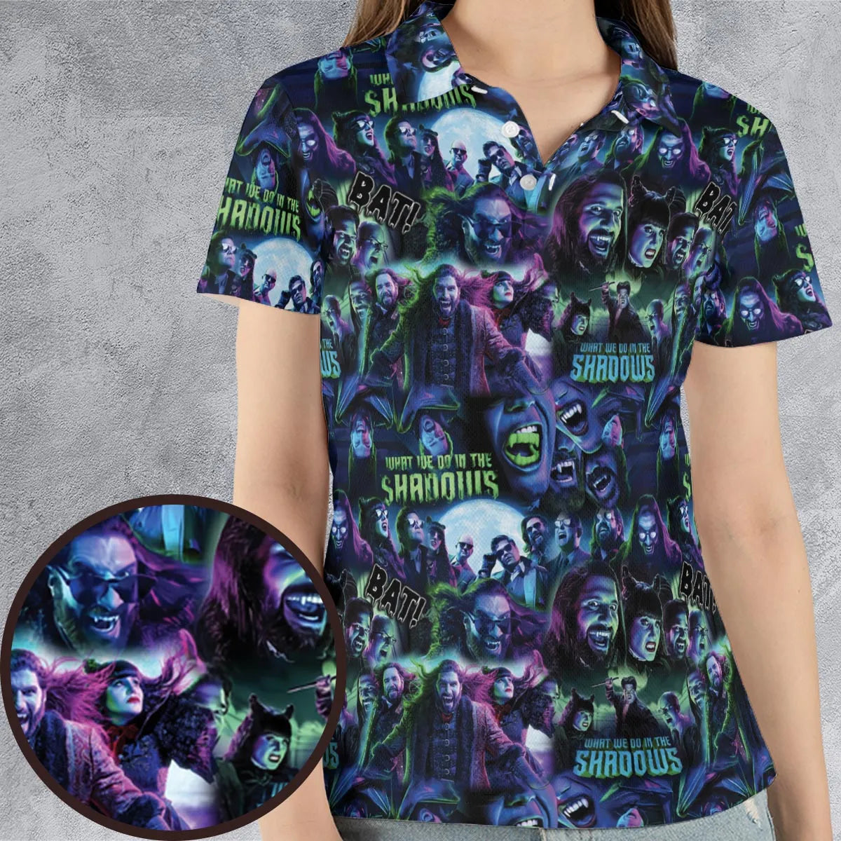 AOP Men/Women Polo Shirt - ND1D2UQ9