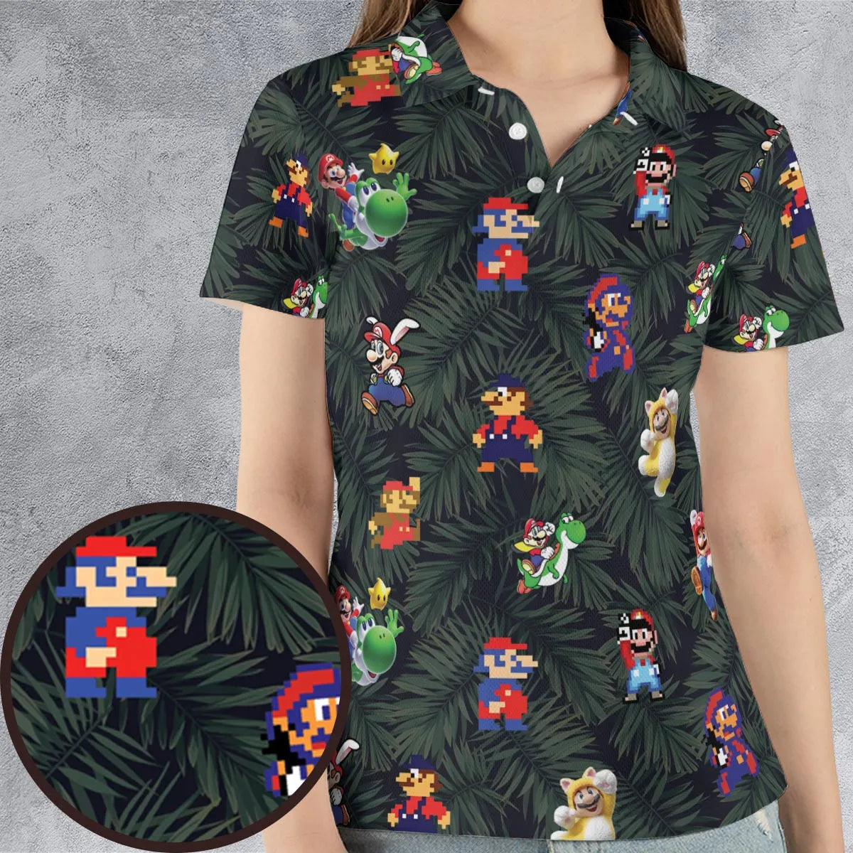 AOP Men/Women Polo Shirt - HB179UB4