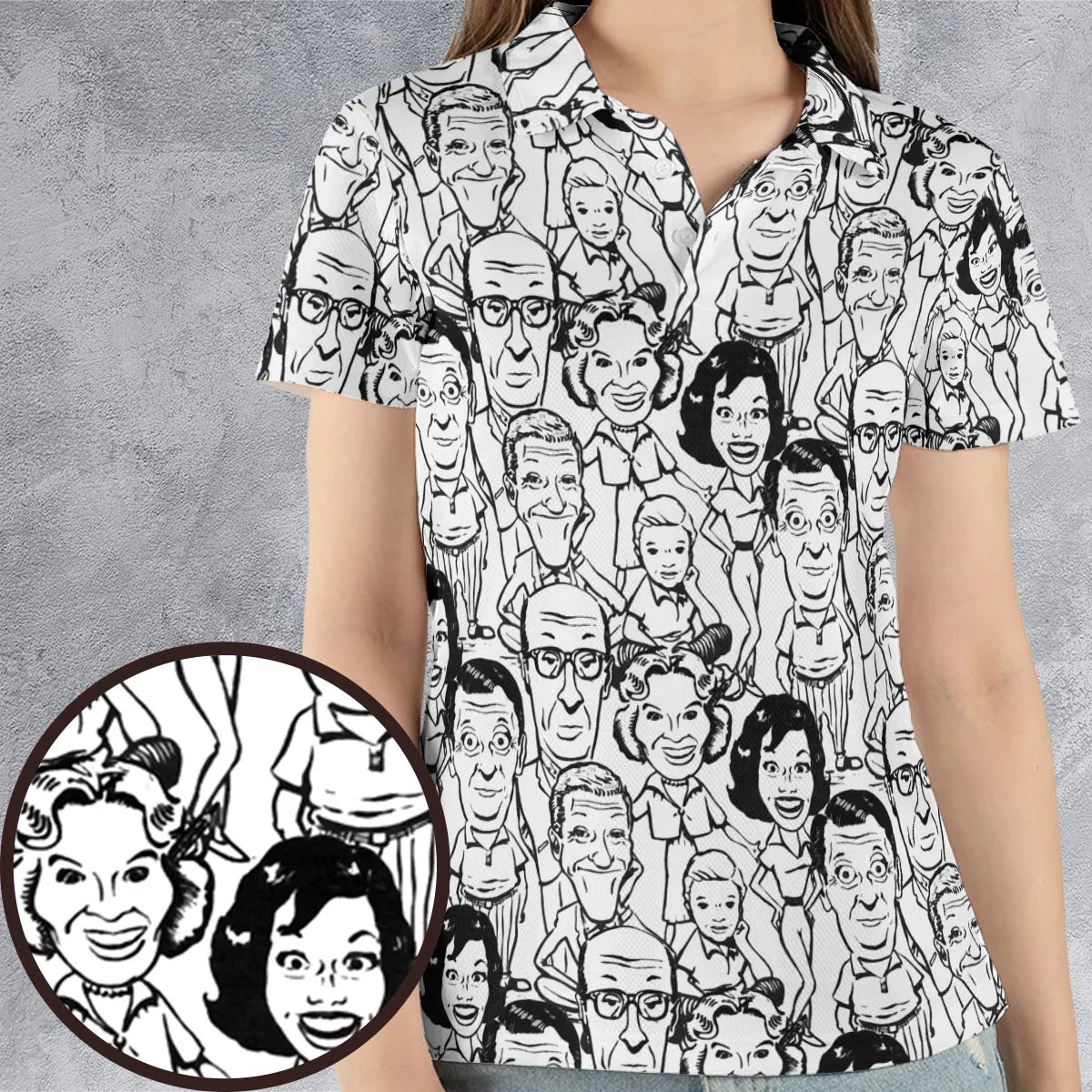 AOP Men/Women Polo Shirt - 7MRN2F55