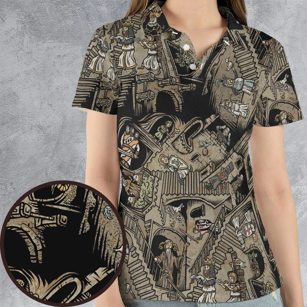 AOP Men/Women Polo Shirt - Z31CHR77