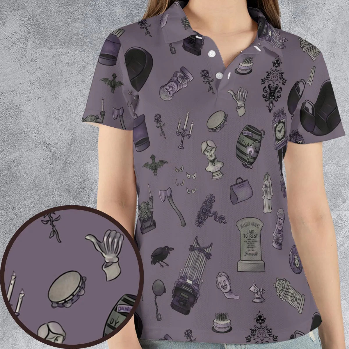 AOP Men/Women Polo Shirt - T4D2HKSS