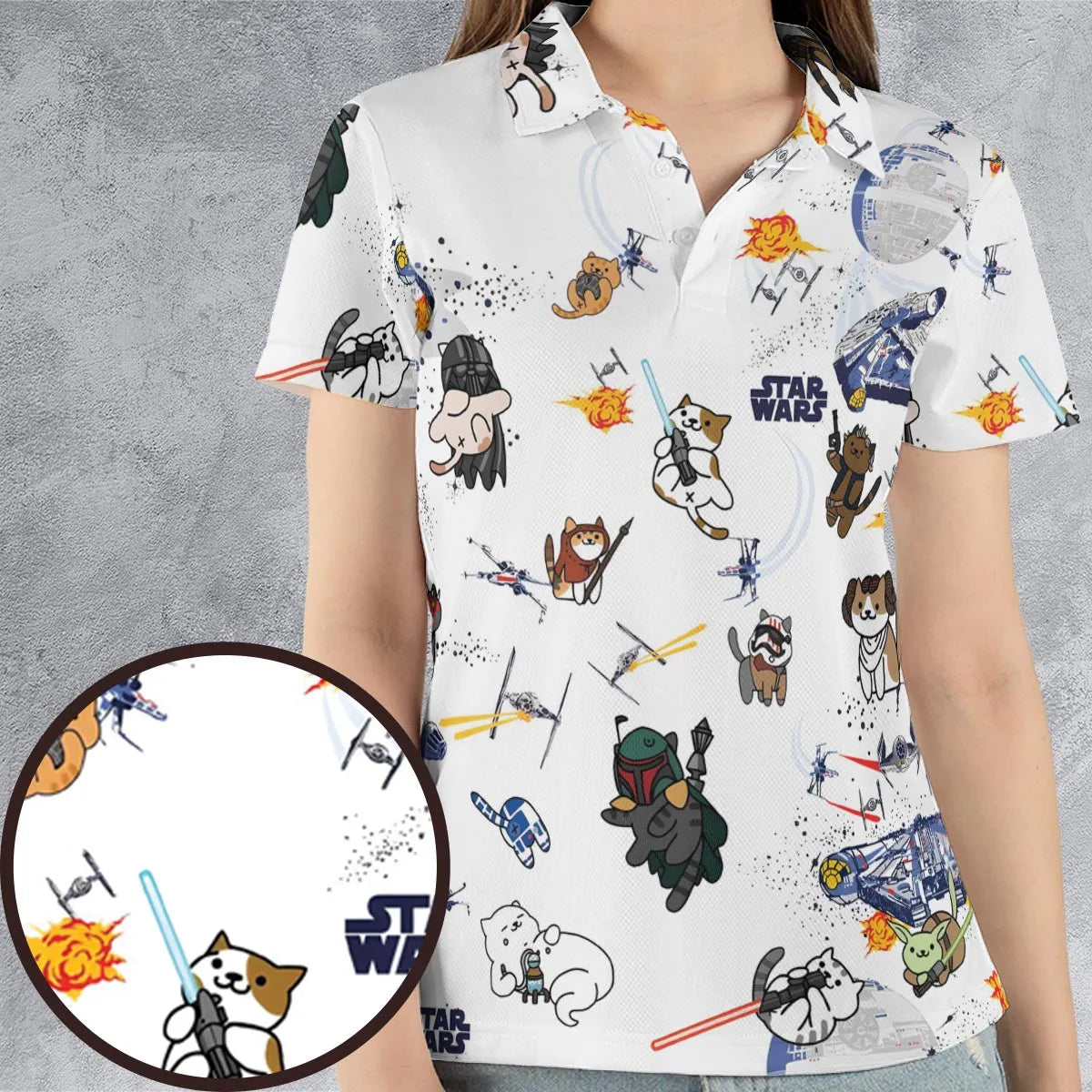 AOP Men/Women Polo Shirt - 9ZZNFSLG