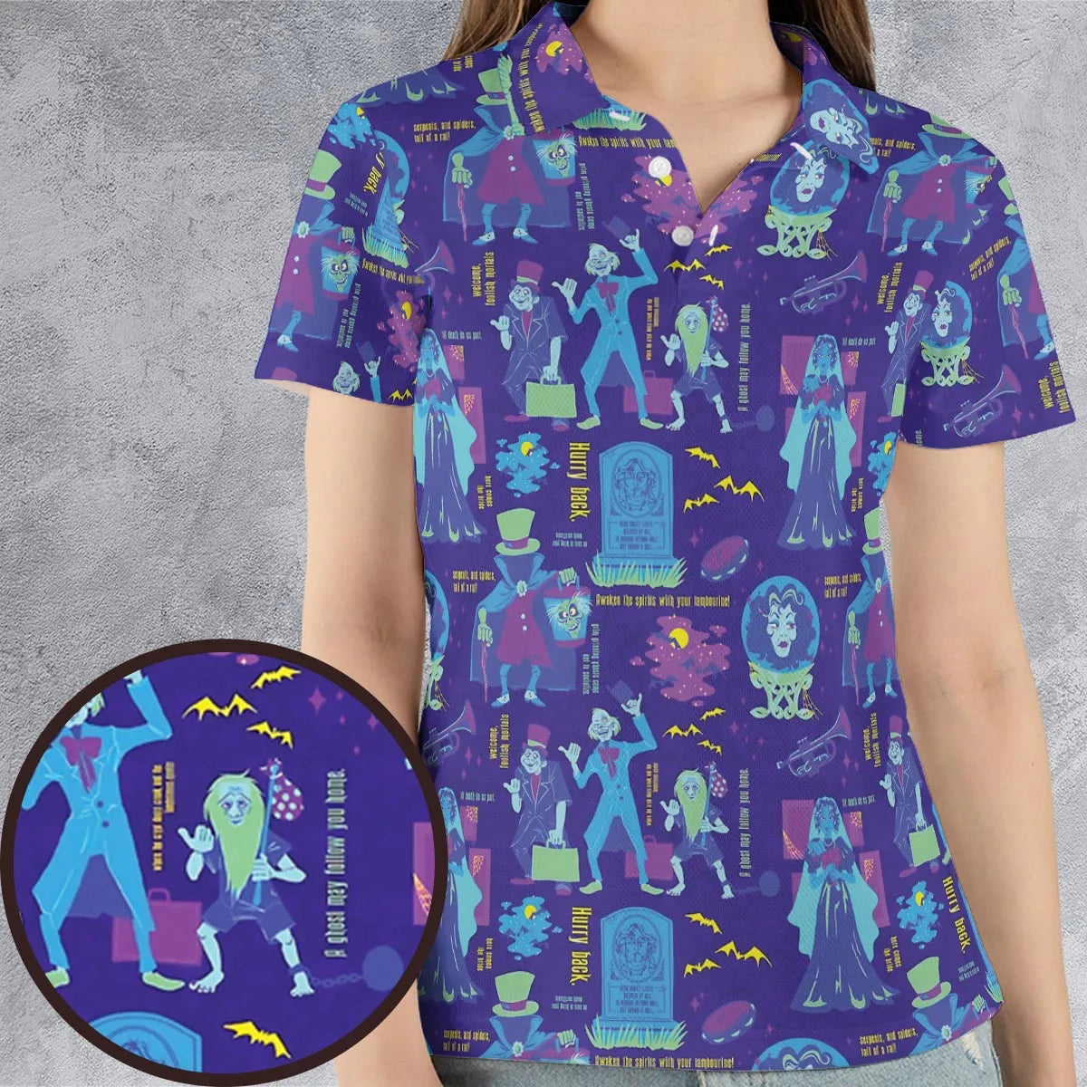 AOP Men/Women Polo Shirt - T5WUTWMS