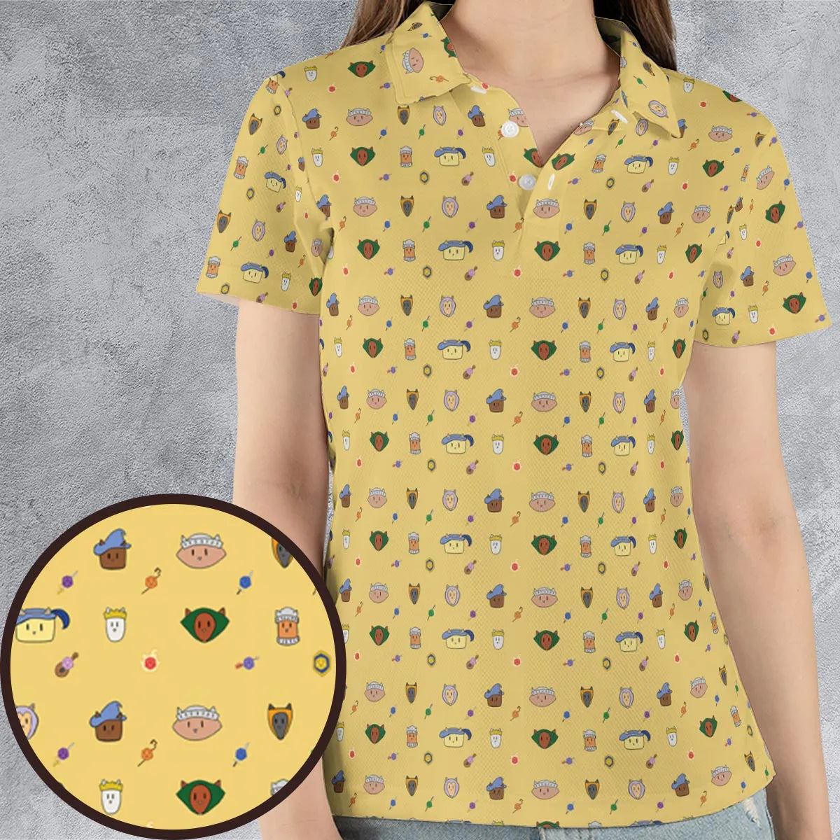 AOP Men/Women Polo Shirt - U83ZDD2D
