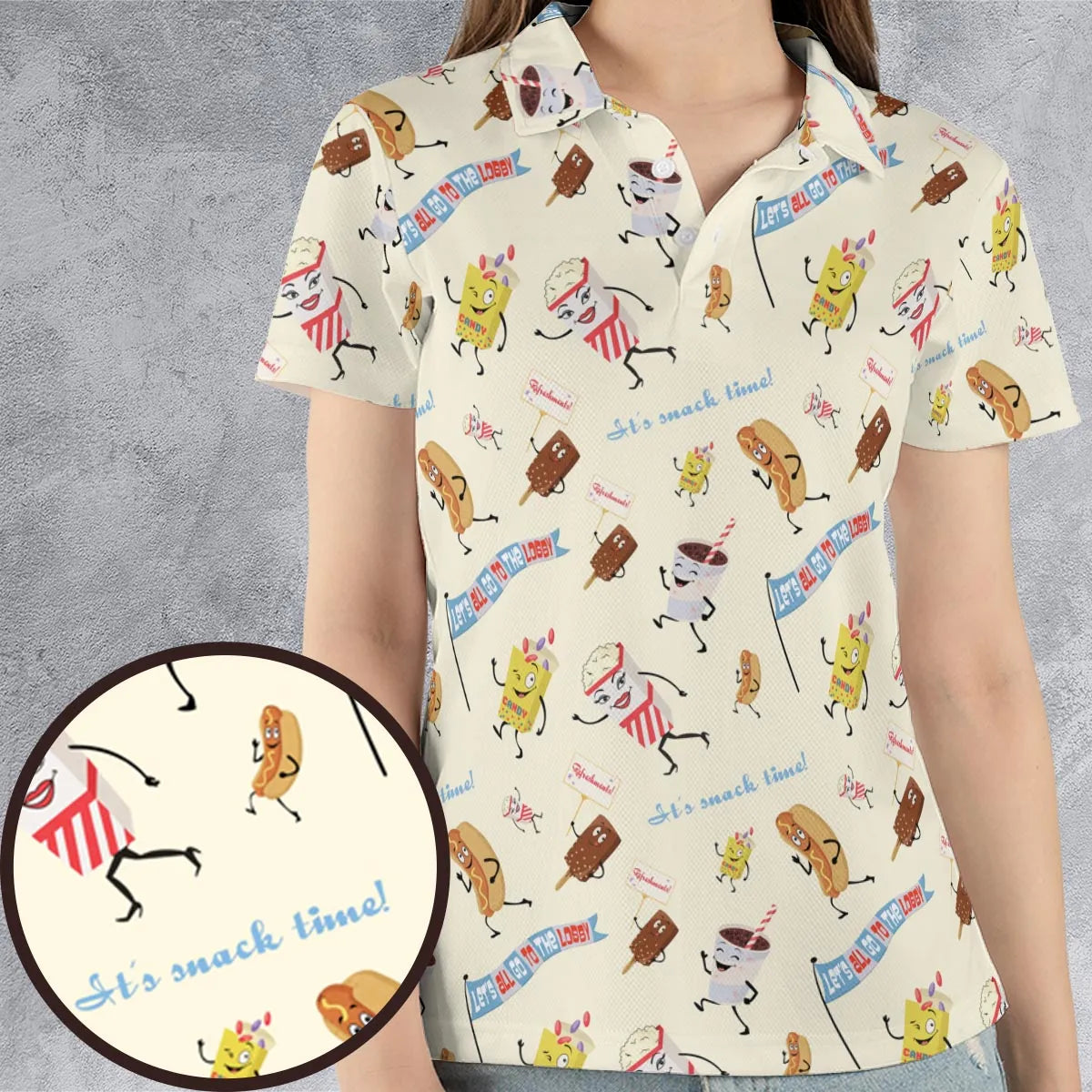 AOP Men/Women Polo Shirt - Y84D8M5R