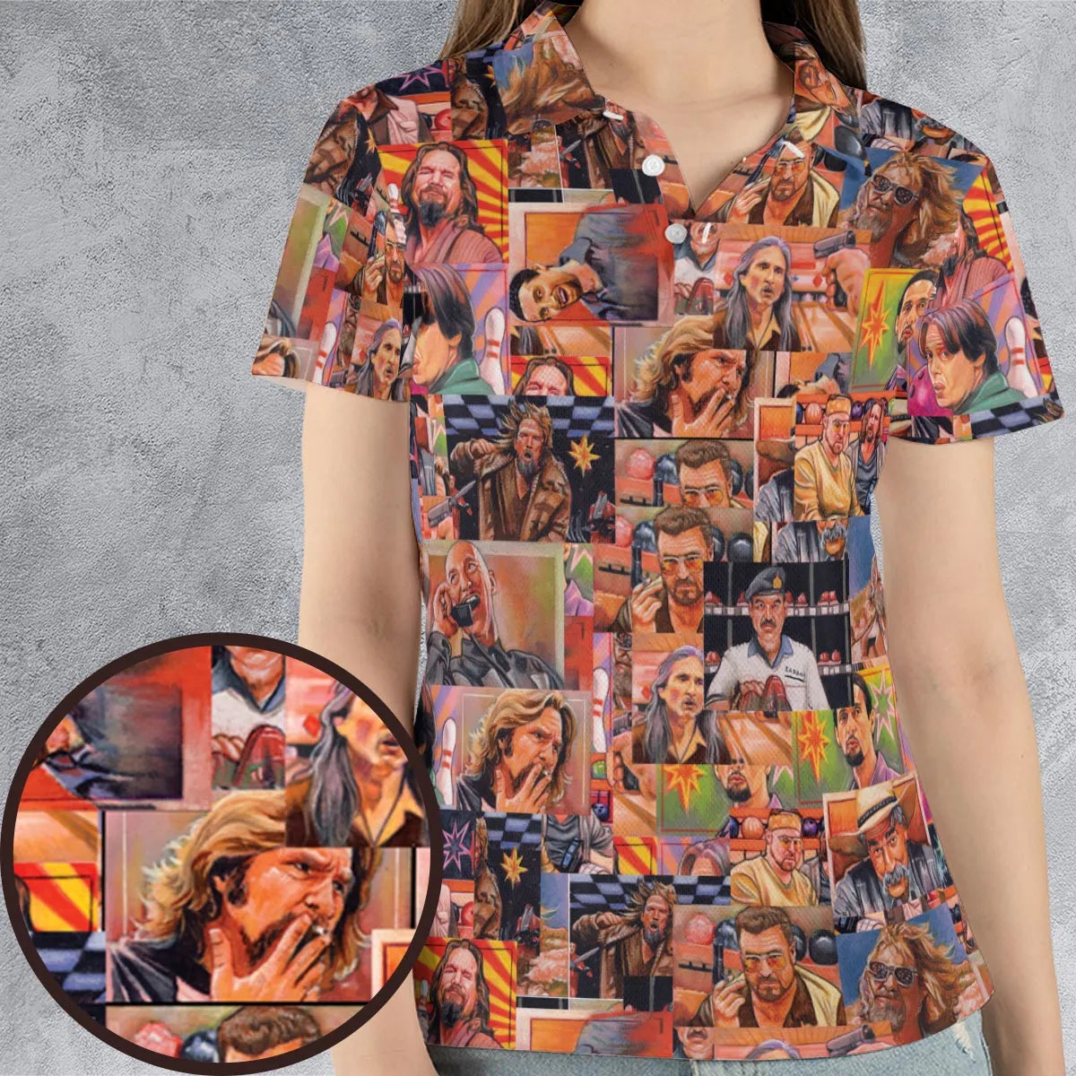 AOP Men/Women Polo Shirt - PJ6DVNBY