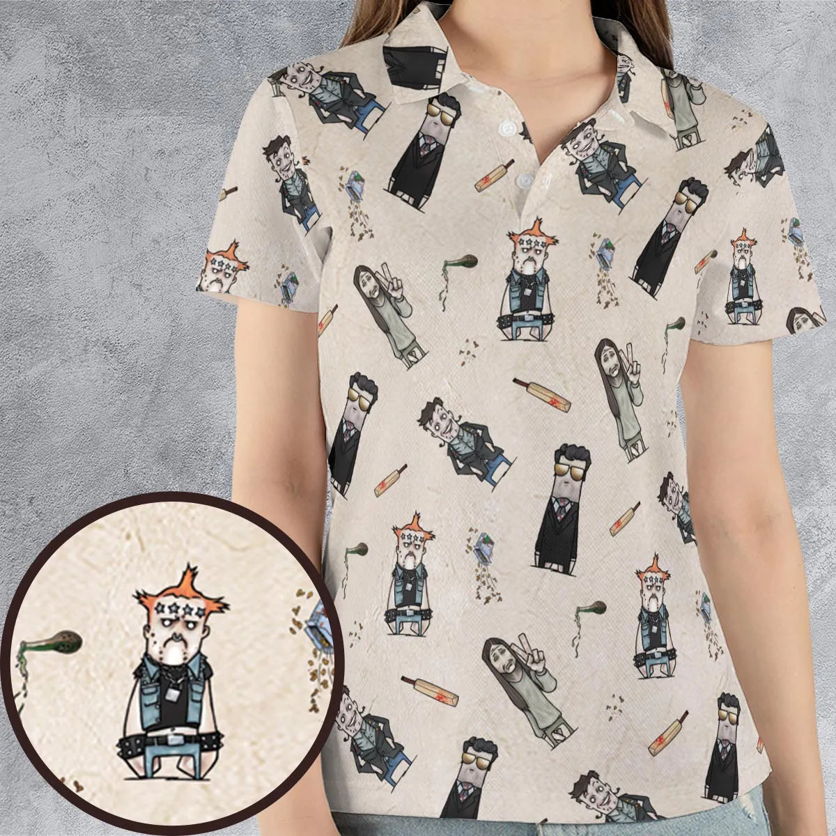 AOP Men/Women Polo Shirt - 27EMECBA